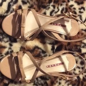Authentic Prada wedge